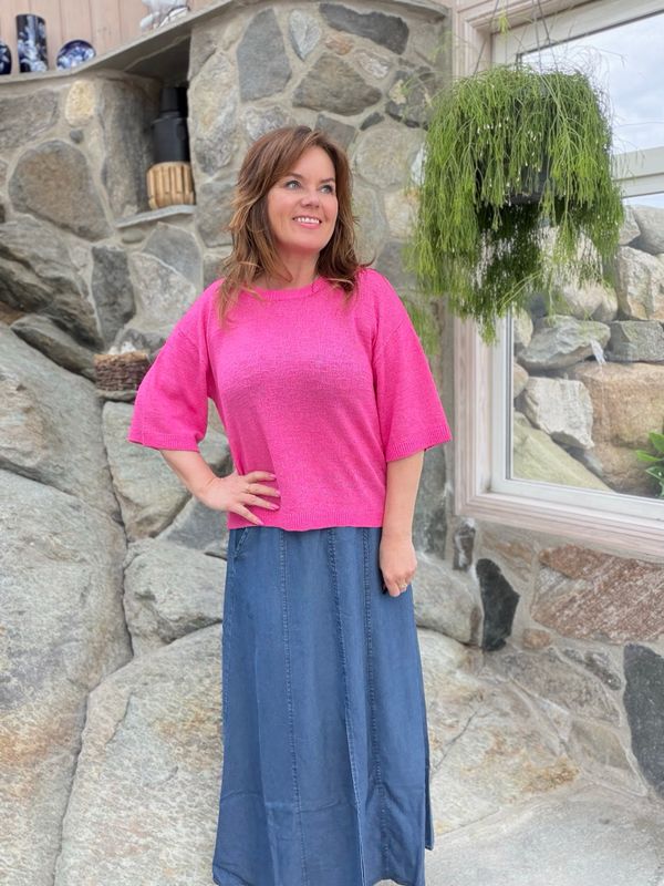 RINNY Denimskjørt – Medium Blue Denim 