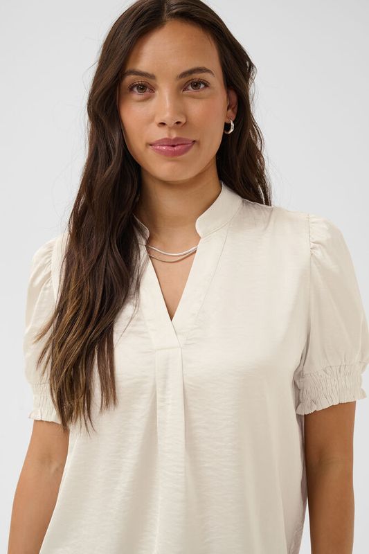 Panan bluse  Ice - White