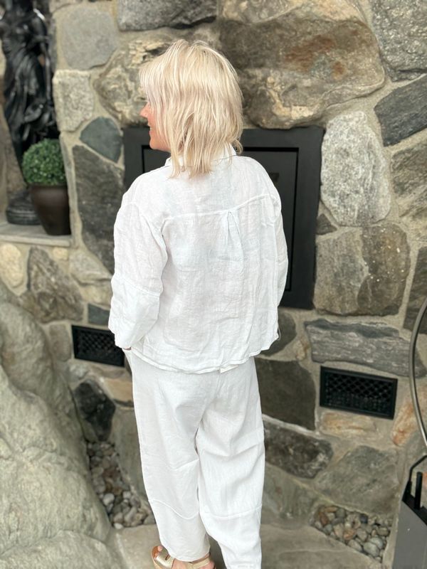 Lava Pants fra Freequent – Brilliant White