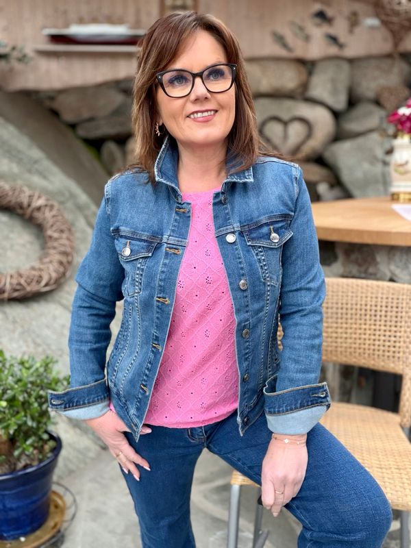 Rock denim lys dongeri