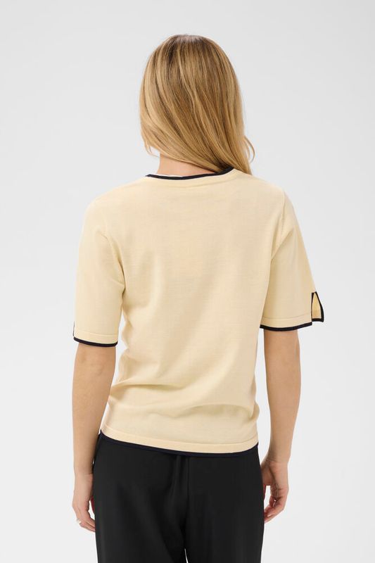 Mila t shirt Birch Nightsky Contrast 