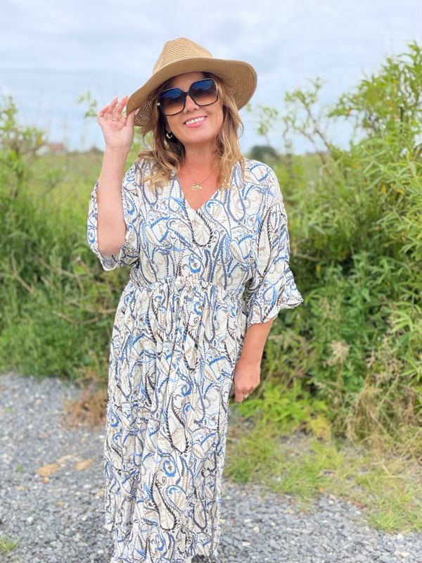 Linda dress blå