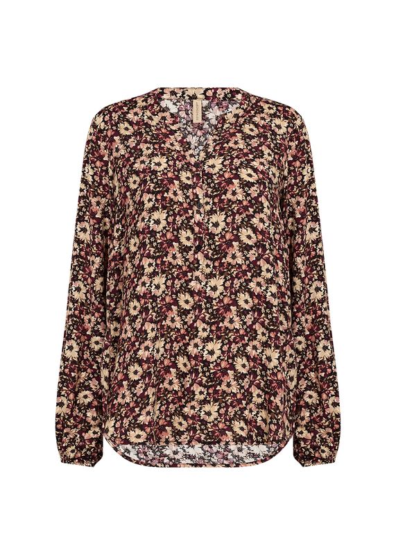 Bluse med blomster 