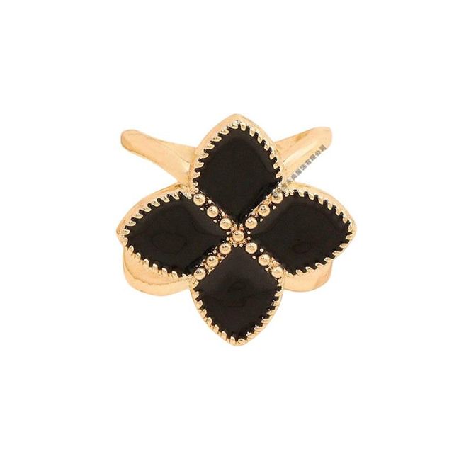 Hovedbilde Skjerf ring blomst sort