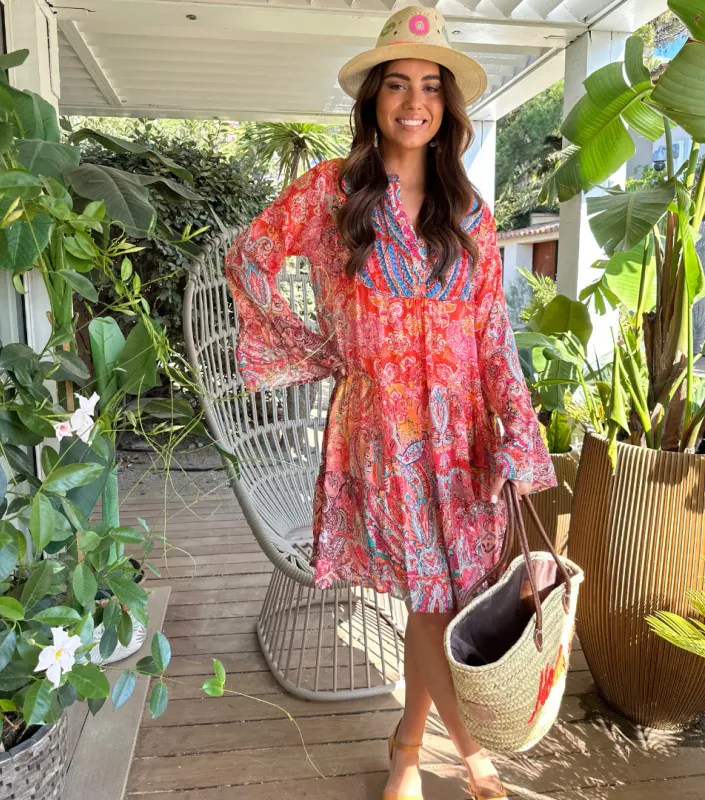 Suki dress Aperol 