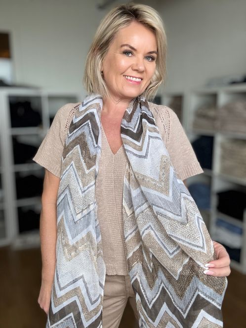 Hovedbilde Skjerf  light - beige 112700