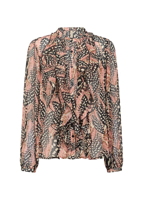 Piril bluse korall