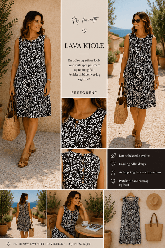 Laluna kjole coffeebean