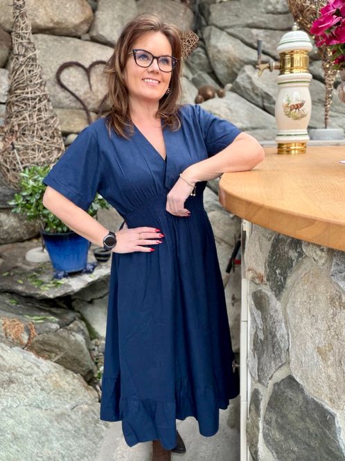 Hovedbilde Vicky smock dress navy
