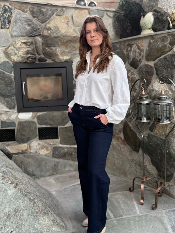 Chino flare jeans Lengde 84 