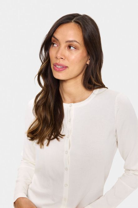 Hovedbilde Mila cardigan  Ice - White | 
