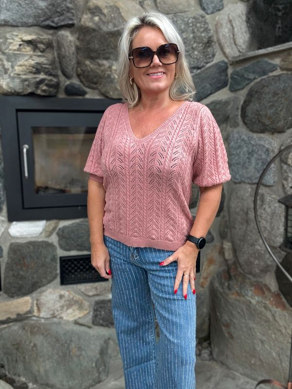 Clarry Pullover mahogny melange