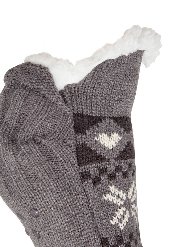 Sokker – strikkede kosesokker med fleece