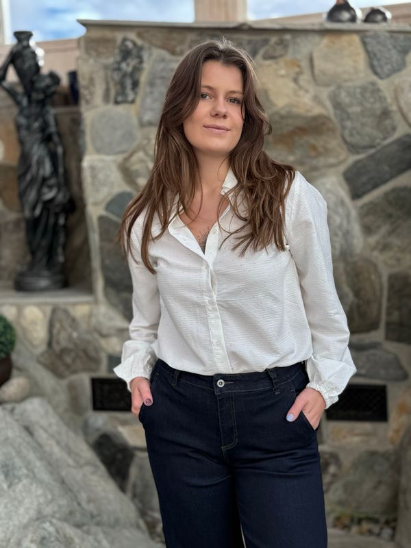 Chino flare jeans Lengde 80 