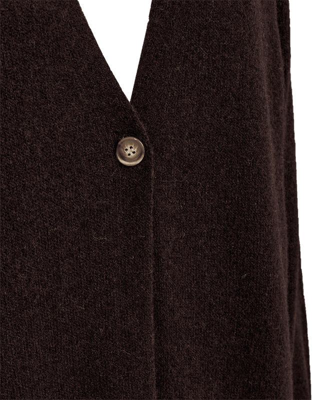 Alpa Long Cardigan fra Freequent Mole