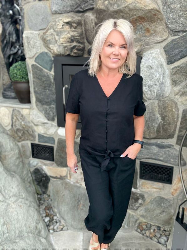 Lava Pants fra Freequent – sort