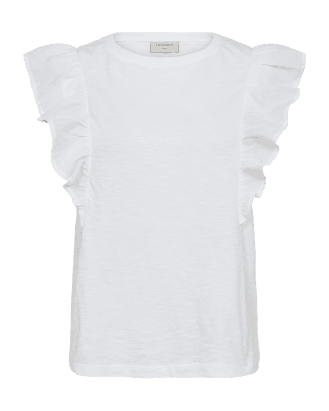 Sabina tee  brilliant white