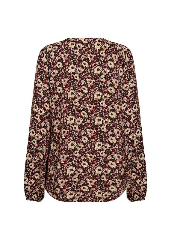 Bluse med blomster 