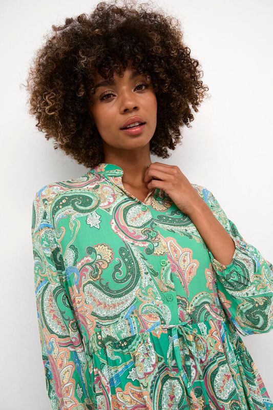 CRAlora Long Dress grønn