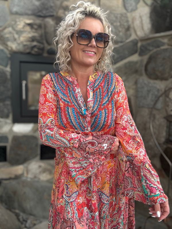 Suki dress Aperol 