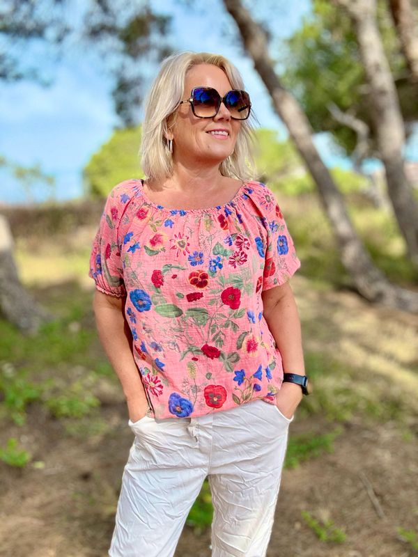 Mia gage blouse